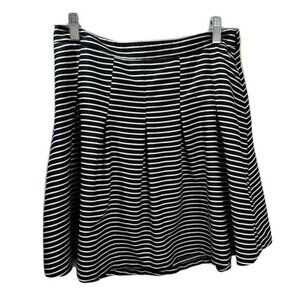 The Limited Skater Skirt Stripes Pleated Size 6‎